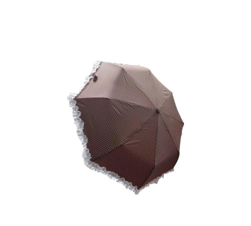 TK-3665 Katlanır Otomatik Şemsiye 8 Telli Desenli Fırfırlı