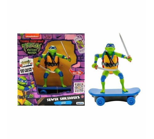 Nessi World TU814001 TMNT Ninja Kaplumbağalar Çek Bırak Kaykay Figür - 71055 Nessi World TU814001 TMNT Ninja Kaplumbağalar Çek Bırak Kaykay Figür - 71055