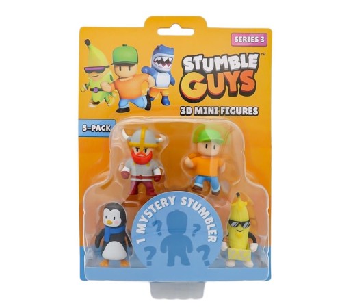 TUY22000 Stumble Guys 5li Mini Figür TUY22000 Stumble Guys 5li Mini Figür