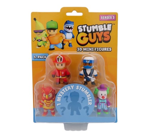 TUY22000 Stumble Guys 5li Mini Figür TUY22000 Stumble Guys 5li Mini Figür