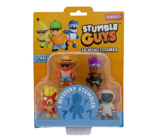TUY22000 Stumble Guys 5li Mini Figür TUY22000 Stumble Guys 5li Mini Figür