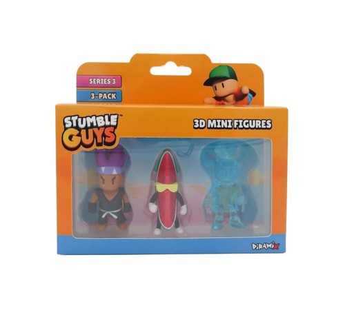 TUY23000 Stumble Guys 3lü Mini Figür TUY23000 Stumble Guys 3lü Mini Figür