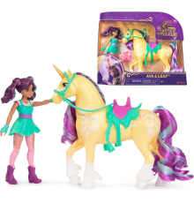 Unicorn Academy AVA ve Tek Boynuzlu At Leaf seti 12 cm