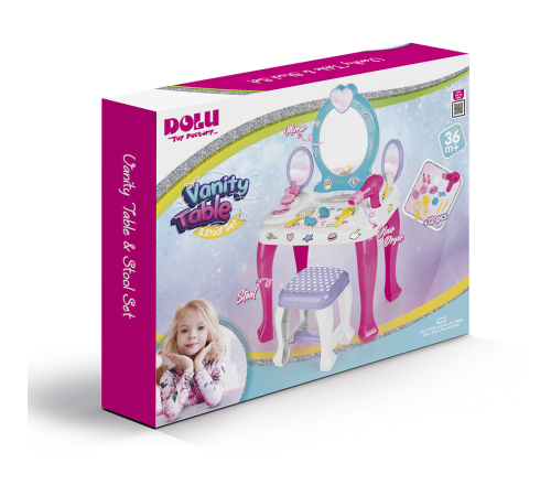 Unicorn Makyaj Masası ve Tabure Seti Unicorn Makyaj Masası ve Tabure Seti