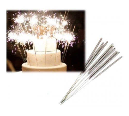 Uzun Tel Maytap Pasta Maytabı Kına Gecesi Bekarlığa Veda Maytap 25 cm 10 Adet