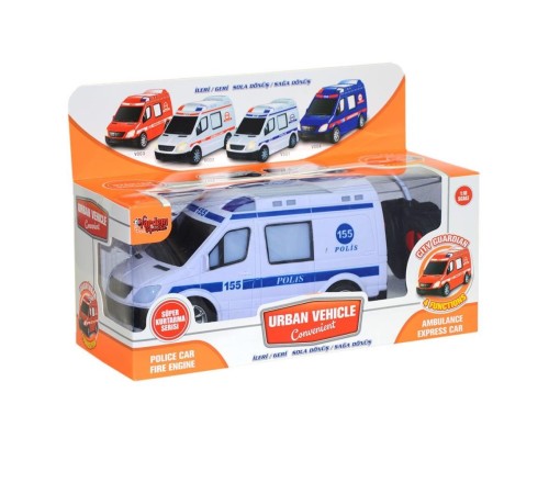 V001-2 V3 V004 Kumandalı Sesli Işıklı Polis Arabası-Jandarma-Ambulans-İtfaiye 1:18-Vardem V001-2 V3 V004 Kumandalı Sesli Işıklı Polis Arabası-Jandarma-Ambulans-İtfaiye 1:18-Vardem