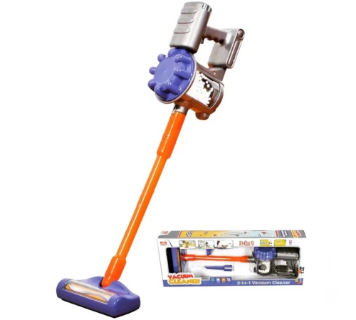 Vacuum Cleaner Pilli Kablosuz Oyuncak Dikey Standlı Elektrik Süpürgesi Vacuum Cleaner Pilli Kablosuz Oyuncak Dikey Standlı Elektrik Süpürgesi