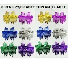   Vegas Casino Kupa Sinek Temalı Parti Gözlüğü 6 Renk 12 Adet