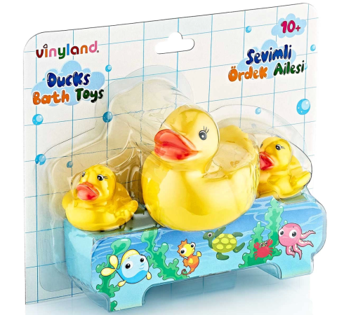 Vinyland Vinil Ördek Ailesi Banyo Oyuncakları 661778 Vinyland Vinil Ördek Ailesi Banyo Oyuncakları 661778