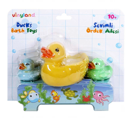 Vinyland Vinil Ördek Ailesi Banyo Oyuncakları 661778 Vinyland Vinil Ördek Ailesi Banyo Oyuncakları 661778