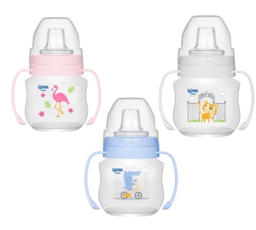 Wee Baby Akıtmaz Kulplu PP Antikolik Bardak 125 ml 753 Wee Baby Akıtmaz Kulplu PP Antikolik Bardak 125 ml 753