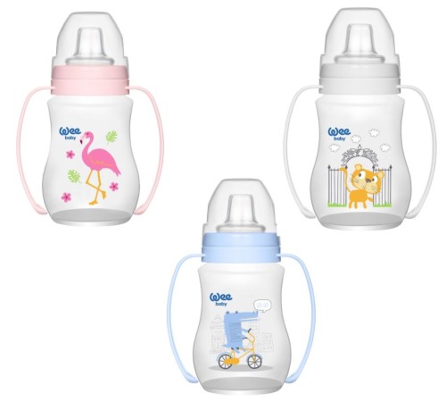 Wee Baby Akıtmaz Kulplu PP Antikolik Bardak 250ml 754 Wee Baby Akıtmaz Kulplu PP Antikolik Bardak 250ml 754