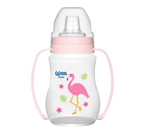 Wee Baby Akıtmaz Kulplu PP Antikolik Bardak 250ml 754 Wee Baby Akıtmaz Kulplu PP Antikolik Bardak 250ml 754