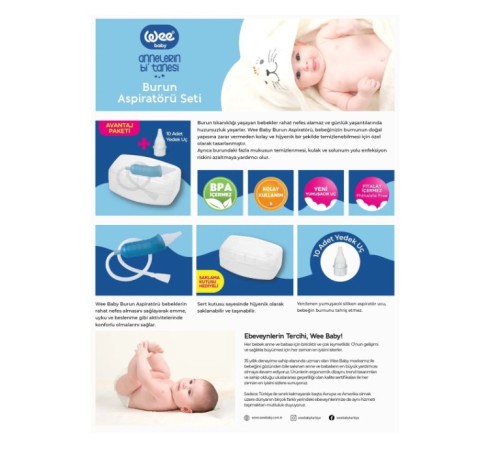 Wee Baby Burun Aspiratörü Seti 945