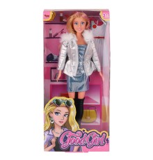 WG-66770 Parlak Elbiseli Ceketli Bebek 29 cm -Vardem