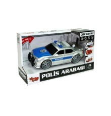WY620A-B 1:16 Sürtmeli Sesli Işıklı Polis Arabası -Vardem