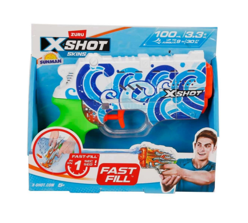 X-Shot Skins Nano Fast Fill Su Tabancası 19 cm X-Shot Skins Nano Fast Fill Su Tabancası 19 cm