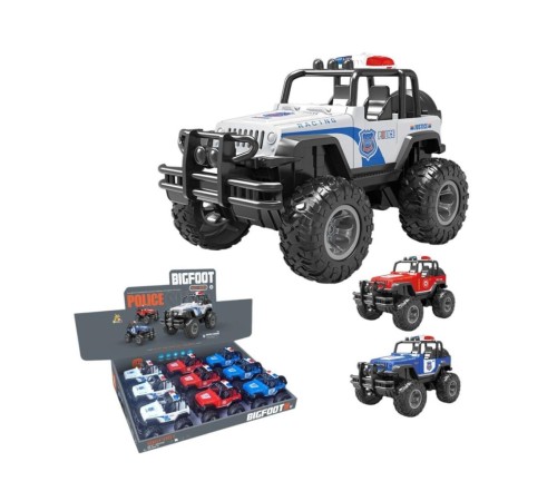 XFG-989-107 -Vardem Çek Bırak Üstü Açık Bigfoot Off-Road Polis Jeep XFG-989-107 -Vardem Çek Bırak Üstü Açık Bigfoot Off-Road Polis Jeep