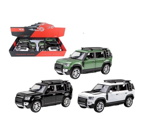 XHD-B2401 1 24 C-B IŞIKLI SESLİ MODEL OFF ROAD DEF METAL JEEP