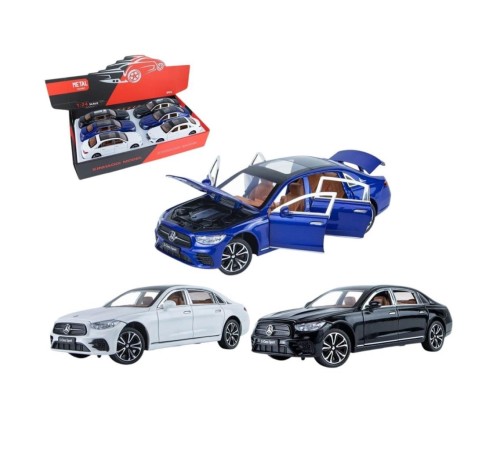 XHD-B2414- Vardem  Çek Bırak Işıklı ve Sesli Model Mrs Metal Araba 1:24