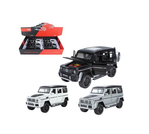 XHD-B2425 -Vardem Çek Bırak şıklı ve Sesli Kapıları Açılan G Jeep 1:24