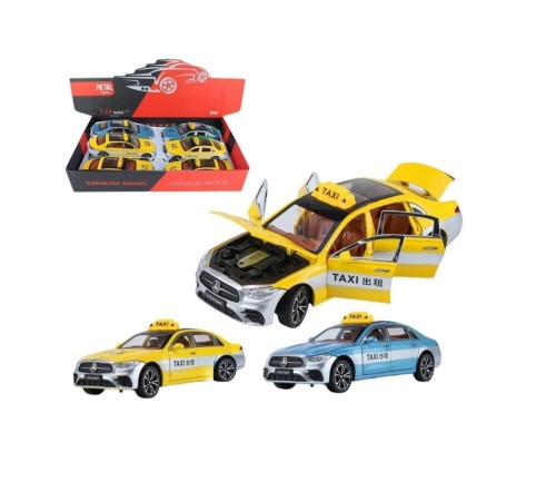 XHD-B2426 C-Vardem Çek Bırak 1:24 Işıklı Ve Sesli Kapıları Açılan Mrs Taxi XHD-B2426 C-Vardem Çek Bırak 1:24 Işıklı Ve Sesli Kapıları Açılan Mrs Taxi
