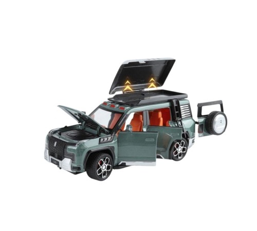 XHD-B2432 -Vardem Çek Bırak Işıklı ve Sesli Kapıları Açılan Lr Jeep 1:24 XHD-B2432 -Vardem Çek Bırak Işıklı ve Sesli Kapıları Açılan Lr Jeep 1:24