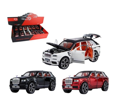 XHD-B3213 1 32 C-B IŞIKLI SESLİ MODEL RR METAL JEEP