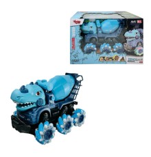 YJ-078-3 1:14 Uzaktan Kumandalı Full Fonksiyon 2.4G Dinozor Beton Mikseri -Vardem