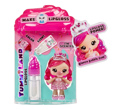 Yummiland Bianca Bubblegum Bebeği ve Dudak Parlatıcısı Yummiland Bianca Bubblegum Bebeği ve Dudak Parlatıcısı