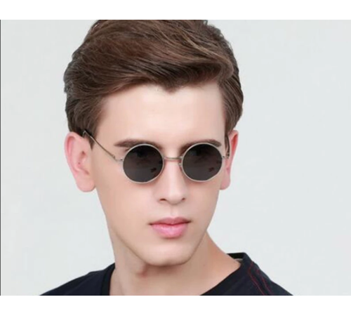 Yuvarlak Cam John Lennon Tarzı Gümüş Çerçeveli Siyah Gözlük Yuvarlak Cam John Lennon Tarzı Gümüş Çerçeveli Siyah Gözlük