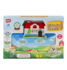 YY-571 A622374TR-U Sesli ve Işıklı Eğitici Çiftlik Halısı -Birliktoys