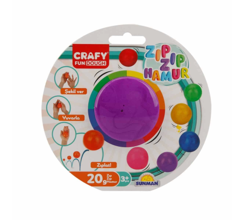 Zıp Zıp Oyun Hamuru 20 gr Zıp Zıp Oyun Hamuru 20 gr