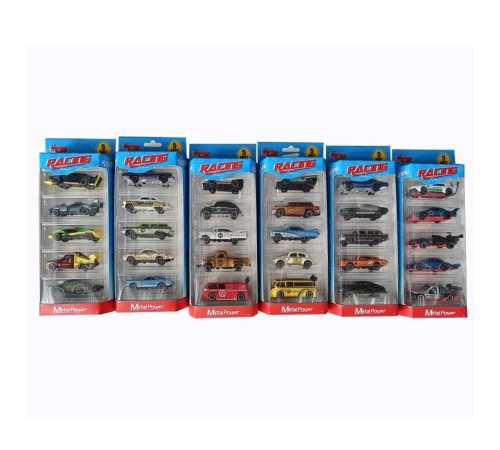 ZQ11311 -Vardem Kartela 1:64 Metal 5 Parça Araba Seti