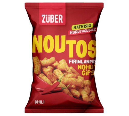 Züber Noutos Fırın Nohut Cipsi 55 Gr Chili