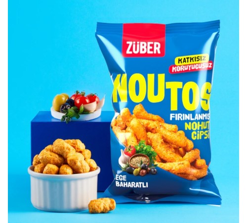Züber Noutos Fırın Nohut Cipsi 55 Gr Ege Baharat Züber Noutos Fırın Nohut Cipsi 55 Gr Ege Baharat