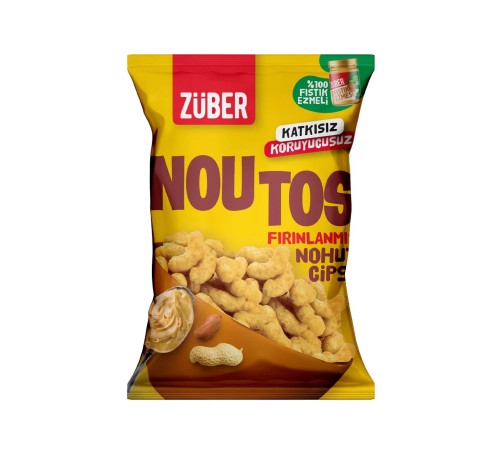 Züber Noutos Fırın Nohut Cipsi 55 Gr Fıstık