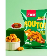 Züber Noutos Fırın Nohut Cipsi 55 Gr Kajun Baharatlı