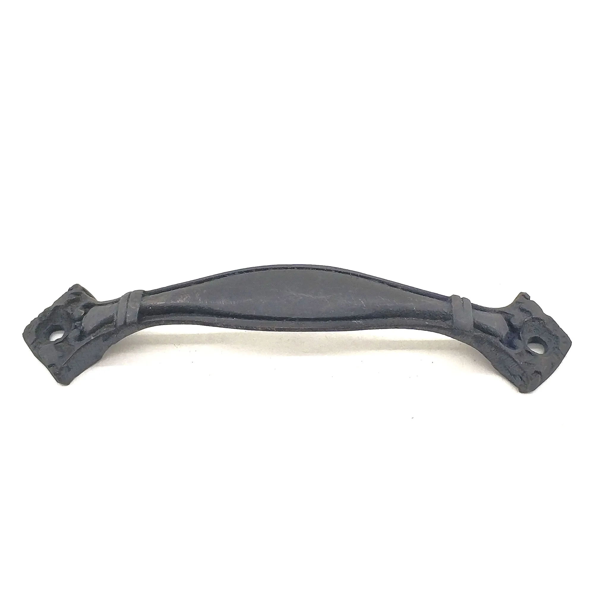 Antika Tarz Dekoratif Pirinç Deste Mobilya Kulbu - 25x120 mm, Oksit