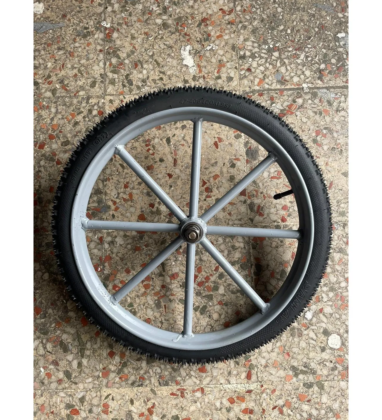 Toptan Bulurum Seyyar Tezgah / Araba Tekerleği 65 cm  Borulu Jant (Jant Boyu50 cm)