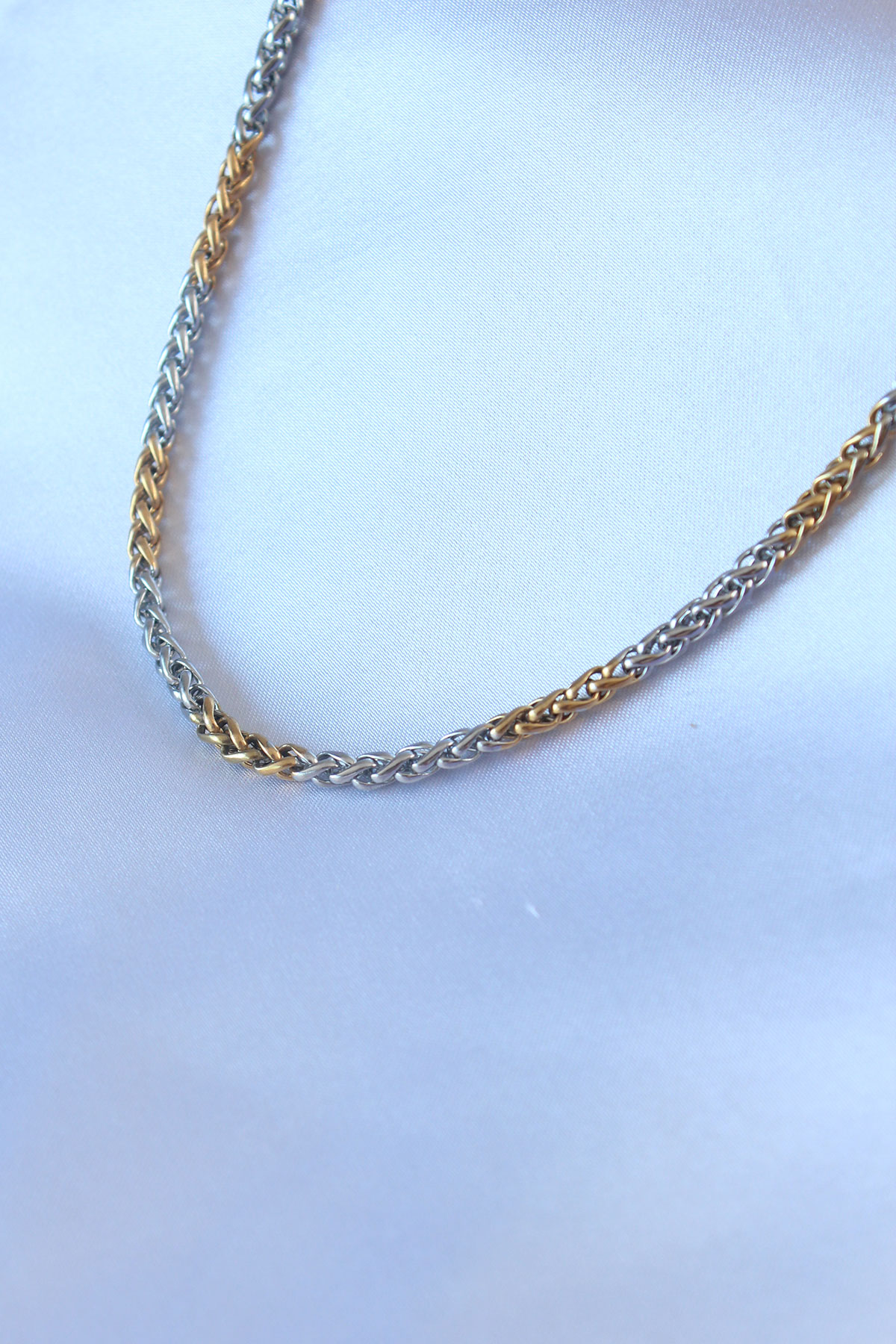 316L Steel Mix Color Thick Chain Model Male Necklace