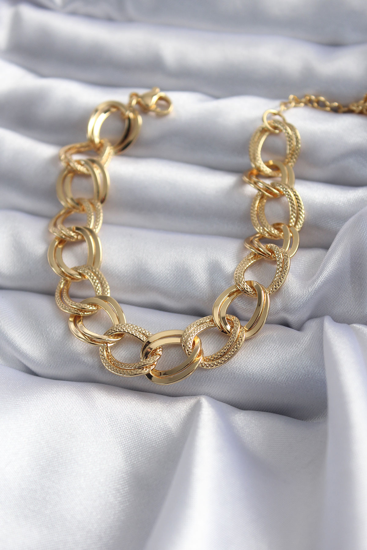 316L Steel Gold Color Strawyolu Model Female Bracelet