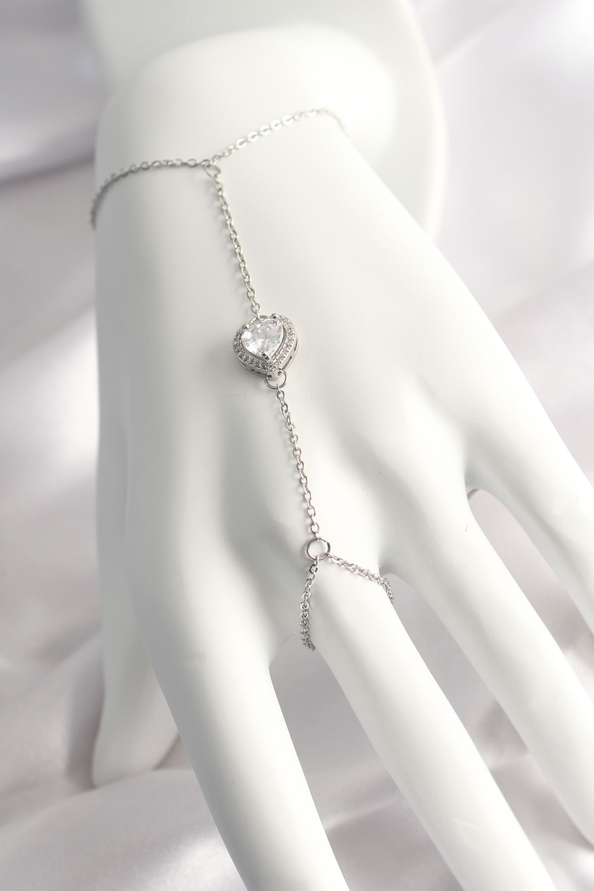 316L Steel Silver Color Heart Model Şahmeran