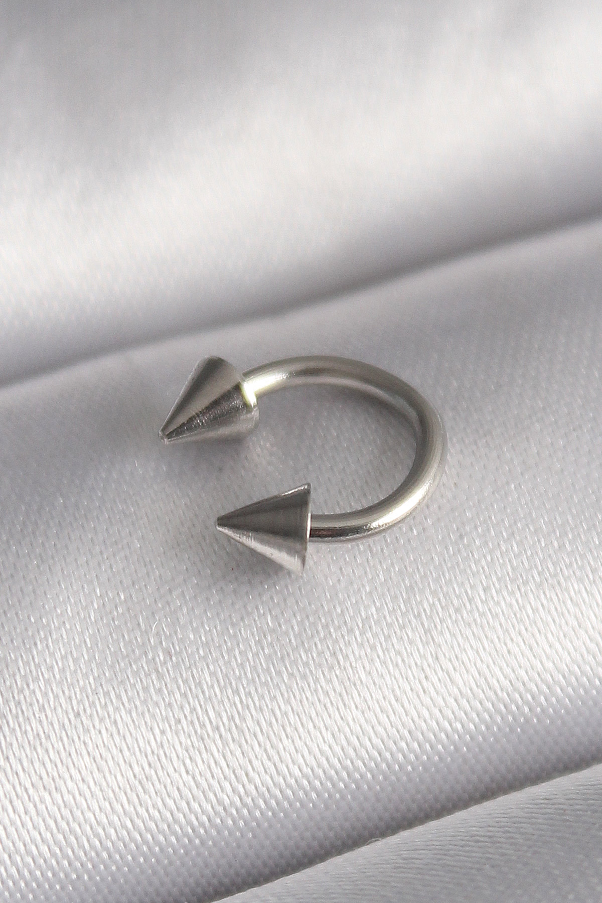 316L Steel Silver Color Ring Nail Model Female Piercing