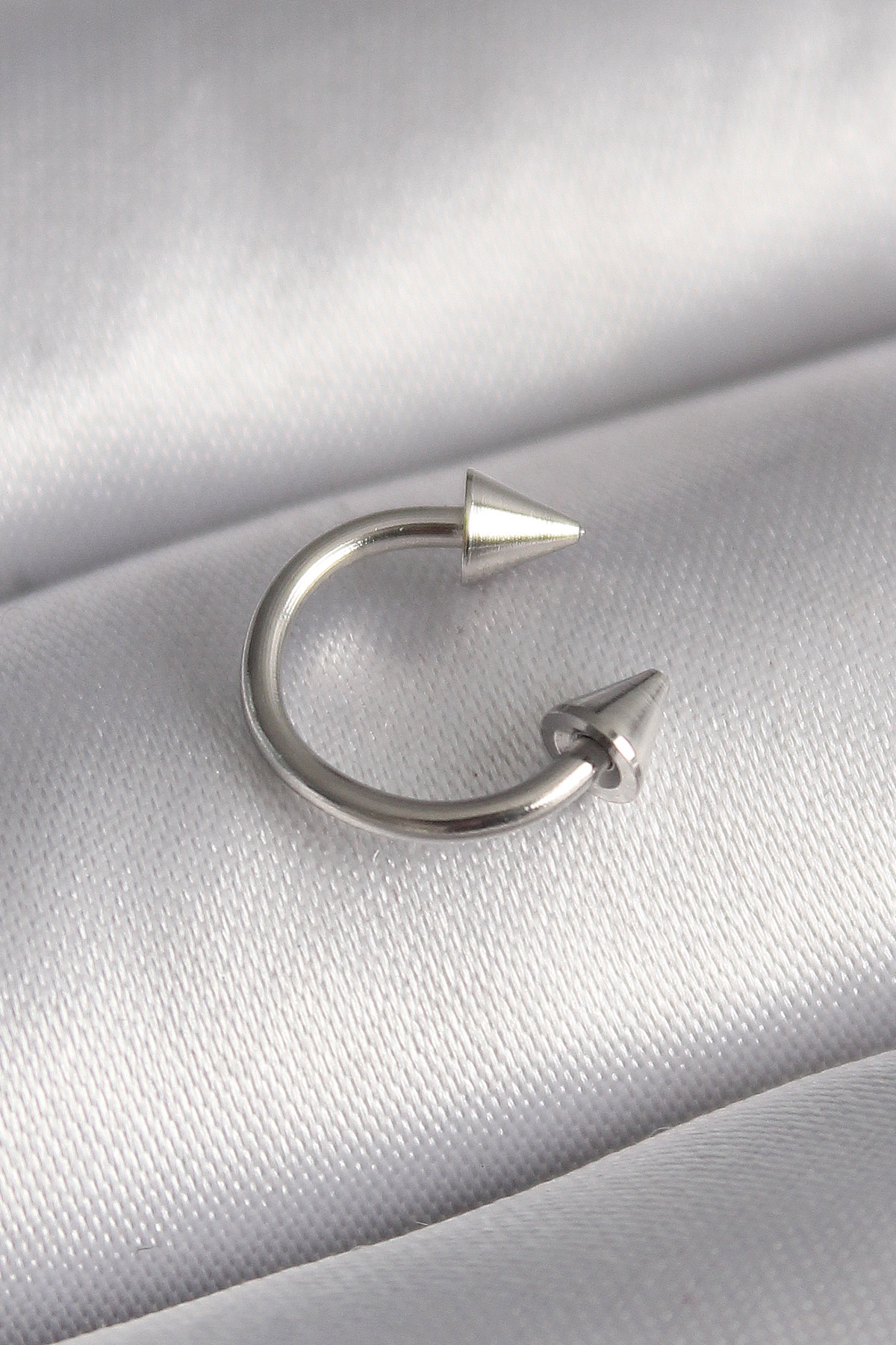 316L Steel Silver Color Ring Nail Model Female Piercing