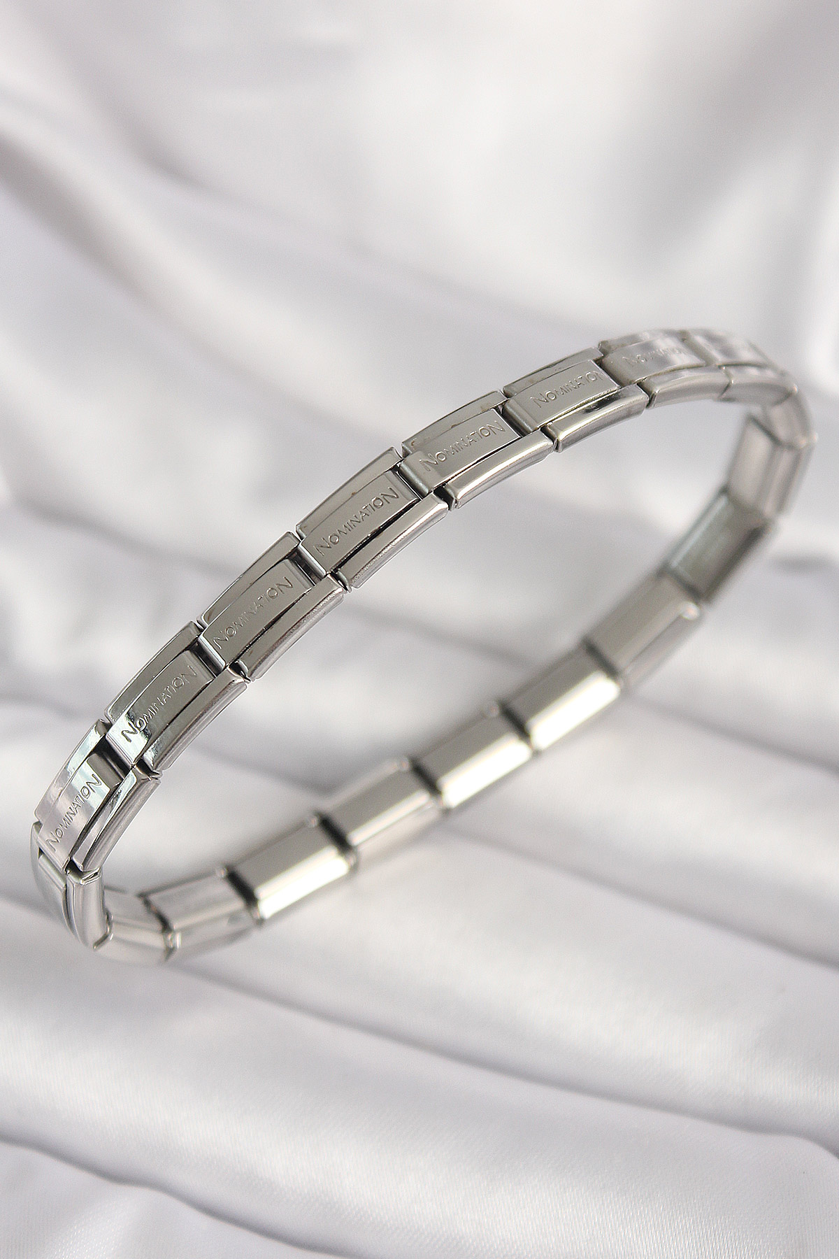 316L Steel Silver Color Slim Written Nomination Female Bracelet