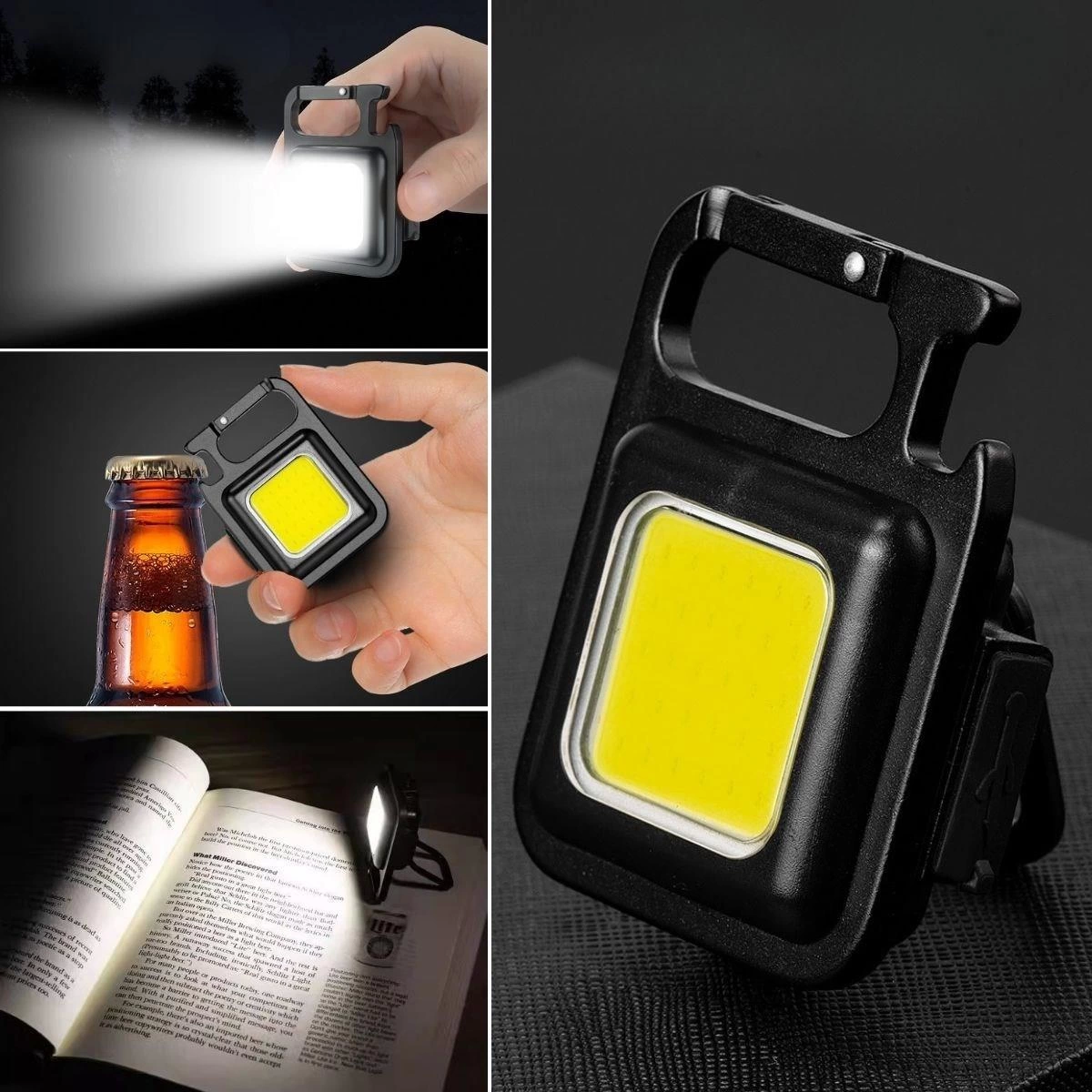 3 Led Camping Lighting With Led Modulated Mini With Strong Flashlight To Open -Miled (336336)