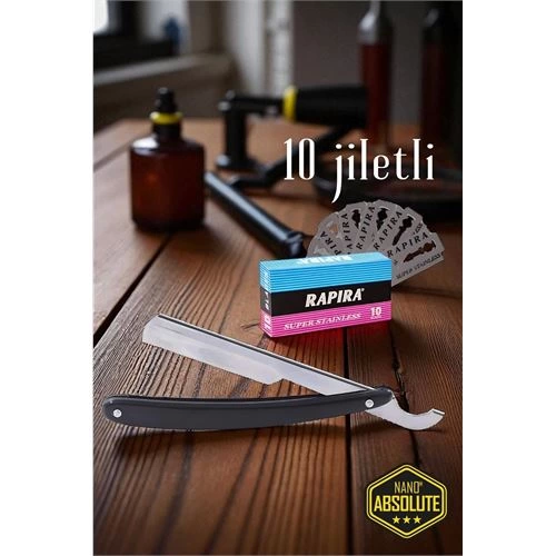BX Berber Usturası - 10 Jiletli Türk Tipi Berber Tıraş Usturası