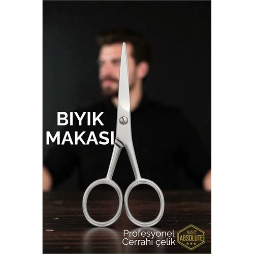 BX Bıyık Scissor -Bıyık Trimmer Professional Surgical Steel