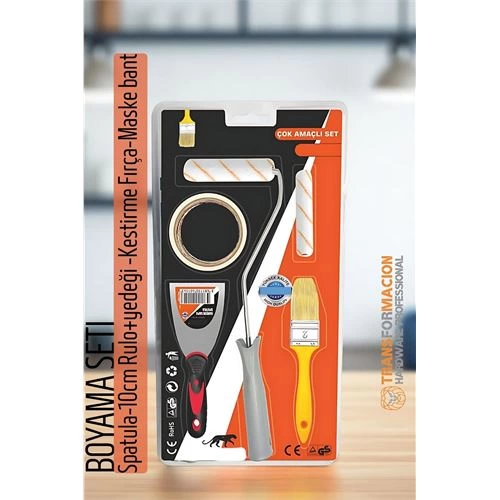 BX Dyeing Set - Spatula-10cm Roll +wool -Copper Brush-Massage Tape